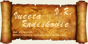 Vuceta Radišković vizit kartica